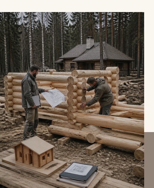 Проектирование и строительство домов из бревна в Магнитогорске